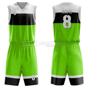 Uniformes de Baloncesto Personalizados al por Mayor Sin Pedido Mínimo, Camisetas de Baloncesto Estilo Jersey Americano, Uniformes de Baloncesto Unisex Sublimados - Product Image 3