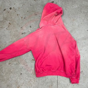 Venta al por mayor de gran tamaño Vintage Distressed Acid Wash Hoodie 500Gsm Heavyweight Fleece para hombres para el invierno - Product Image 2