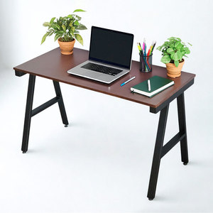 Escritorio de Oficina Minimalista AConcept HBAC002 120x60 con Patas de Metal de Acero Ensambladas para Reuniones o Uso Gerencial - Product Image 1