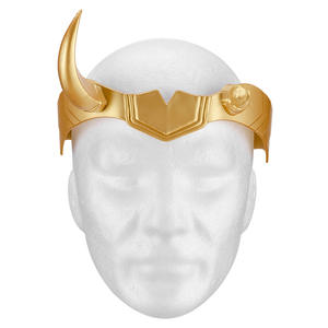 Personnalisé Halloween Golden Loki Casque <span class=keywords><strong>Super</strong></span> Héros Cosplay Prop Adultes Adolescents Film <span class=keywords><strong>Thor</strong></span> Masque Halloween Cosplay Bandeau Couronne - Product Image 6