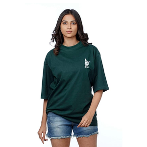 Nueva colección, Camiseta con estampado elegante para mujer, diseño personalizado, logotipo propio, precio barato, Camiseta con cuello redondo para mujer de BD - Product Image 1