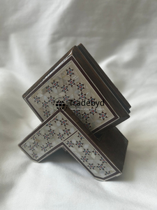 Posavasos con incrustaciones de fregona Premium de Tradebyd, decoración de mesa de lujo hecha a mano para regalos en casa - Product Image 5