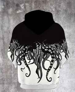 Sweat à capuche pour homme de qualité supérieure, ultra confortable et douillet, 100% coton, uni, teint et imprimé numériquement pour l'hiver - Product Image 4