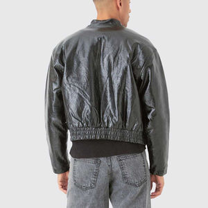 Chaqueta de Invierno de Cuero Genuino para Hombre, Cuello Alto, Estilo 2025, Impermeable y Resistente al Viento, de Alta Calidad y Personalizable - Product Image 2