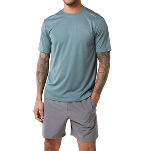 Conjunto Deportivo de Verano para Hombre de 2 Piezas, Sublimado, Transpirable, Informal, con Camiseta de Manga Corta y Pantalones Cortos de Algodón - Product Image 1