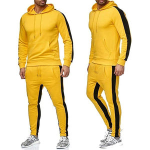 Survêtements d'hiver personnalisés écologiques à séchage rapide, sweats à capuche slim fit, pantalons de jogging pour hommes - Product Image 1