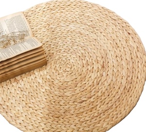 พรม/แผ่นรองผักตบชวาทำมือฟางน้ำปรับแต่งได้ - Product Image 2