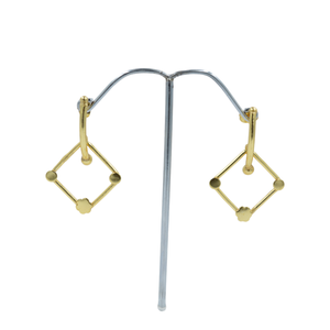 Latest Brass <b>Earrings</b> For Women Jewelry Wholesale <b>Girls</b> Fashion Textured <b>Earrings</b> Drop Gold Plated Jewelry Indian <b>Earring</b> - Product Image 1