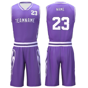 100% polyester vente en gros personnalisé séchage rapide haute qualité uniformes de basket-ball survêtement personnalisé maillots de basket-ball ensemble - Product Image 6
