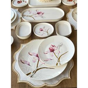 Set colazione fiore reale 50 pezzi per 6 persone - Product Image 2