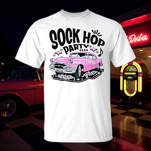 Camiseta Retro de los Años 50, Estilo Sock Hop, Doo Wop, Rockabilly Vintage, Camiseta Promocional de Rockabilly y Rock N' Roll - Product Image 3