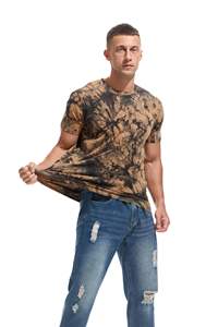 เสื้อยืดผู้ชายดีไซน์ล่าสุด ผ้าโพลีเอสเตอร์/คอตตอน ซับเหงื่อ แห้งเร็ว ทนทาน ออกแบบได้ตามต้องการ คุณภาพสูง สำหรับกิจกรรมกลางแจ้ง - Product Image 5