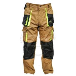 Multi-Pockets <b>Work</b> Britches Rip-Resistant Fireproof Cargo Pants Reflective Strips ANSI Class 1 EN ISO 20471 Class 2 <b>LED</b> Flash - Product Image 5