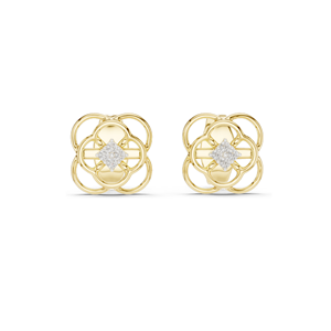 0.032 Ct Lab Diamond <b>Earrings</b> for Women VVS-VS Clarity 18KT, 14KT, 10KT Gold & 925 Silver Rose, Yellow, White Gold & - Product Image 1