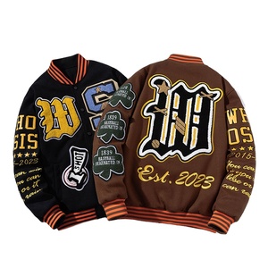 Veste d'université en laine pour hommes la plus recherchée sur mesure multi-design couleurs chenille technique unité unique hiver Letterman manteau - Product Image 1