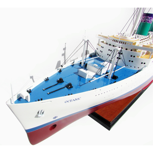 OCEANICC barcos modelo náutico de madera/cruceros/artesanía pintada para decoración/regalo de alta calidad - Product Image 4