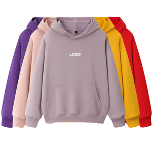Sweat à capuche personnalisable 100 % coton 2025 – Impression haute qualité, motif uni, style vintage, respirant, pour le sport, été et automne - Product Image 1