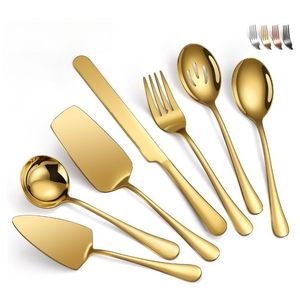 Ensemble de couverts à vendre, ensemble de couverts en métal finition dorée, fournisseur d'ensembles de couverts de luxe, cuillère à dîner unique avec fourchette et couteau - Product Image 3