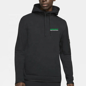 Meilleure vente en gros de sweat à capuche pour hommes de haute qualité 100% polyester/coton hiver Gym Fitness thermique respirant à la mode grande taille plaine - Product Image 3