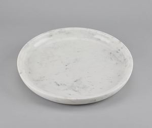 Irregular Shape Polished <b>Marble</b> Serving <b>Tray</b> with Golden Handles American Style Wedding Occasion Eco-Friendly High Quality - Product Image 1