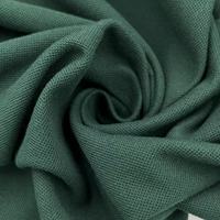 Tissu piqué vert 190GSM tricoté ignifuge teint uni pour polos et vêtements de travail FR pour t-shirts et vêtements d'utilisation