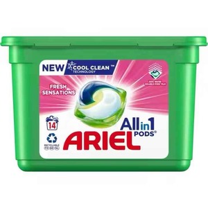 Ariel 3 en 1 Pods Détergent régulier/Puissant Ariel 3 en 1 Capsules de liquide de lavage/Ariel Tout-en-1 Pods Couleur - Product Image 6