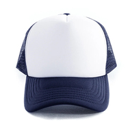Casquettes de baseball sportives bicolores personnalisées, broderie de logo sur mesure, dos en maille, ajustables, respirantes, imperméables à 100%