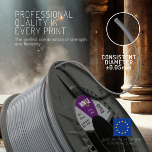 Filamento para Impresora 3D WINKLE PETG 1.75mm 1kg, Alta Resistencia a Impactos, Fácil de Imprimir, Fabricación Europea, Tolerancia de 0.05mm, 220-240 - Product Image 3