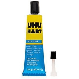 UHU 35g HART <b>Model</b> <b>Building</b> Liquid Glue for Adhering <b>Model</b> Components - Product Image 1