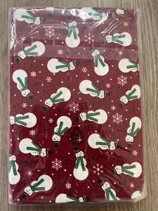 100% cotton đa mục đích lễ hội màu đỏ/màu xanh lá cây Vải dệt hoa văn với long lanh bền 112x300 cm phong cách đồng bằng - Product Image 6