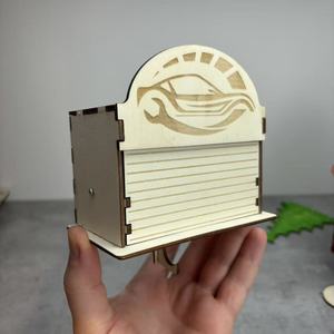 Porte-clés de garage, support à clés à <span class=keywords><strong>volet</strong></span> automatique, fichier découpé au laser <span class=keywords><strong>pour</strong></span> contreplaqué de 3 mm - Product Image 4