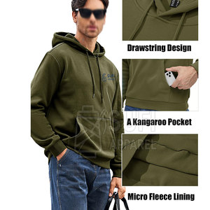 เสื้อฮู้ดดี้ผู้ชายทรงปกติคุณภาพสูง สไตล์สตรีทแฟชั่น สีสันหลากหลายตามสั่ง สำหรับฤดูหนาว พิมพ์ลายดิจิตอล - Product Image 6