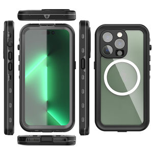 Pour iPhone 15 <span class=keywords><strong>14</strong></span> 13 12 Étui de téléphone étanche sous-marin pour iPhone 15 Pro Étui de protection étanche à 360 degrés - Product Image 2