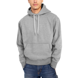 Venta al por mayor de gran tamaño Unisex Custom Heavyweight Fleece Casual Pullover Hoodies Bordado Impreso Hombres Sudaderas - Product Image 3