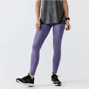 Leggings de yoga en taille adulte femmes Logo personnalisé Leggings serrés pantalons pour femmes taille élastique - Product Image 3