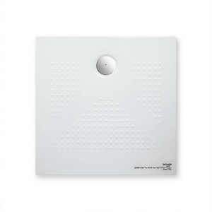 Receveur de douche en céramique antidérapant DENVER 3CM fin 90x90, motif uni, usage sanitaire - Product Image 3