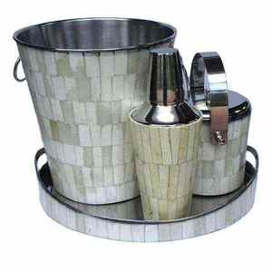 Unique Chrome Finished Hammered Custom <b>Beer</b> Ice <b>Bucket</b> Stainless Steel Ice <b>Bucket</b> With Lid for <b>Beer</b> Cooling Usage Bottle Chiller - Product Image 2