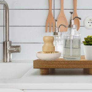 Plateau de bain en bois de luxe avec poignées latérales charme rustique parfait pour contenir les essentiels du bain et créer une expérience semblable à celle d'un spa - Product Image 6