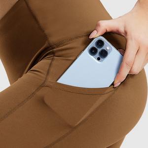Dernier modèle de vêtements de fitness à taille haute Leggings pour femmes Leggings de yoga et d'entraînement Pantalon pour femmes avec poches - Product Image 5