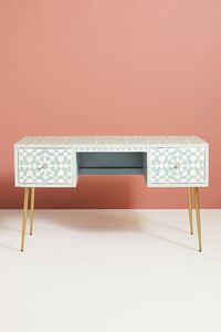 Table basse de mariage multifonctionnelle de luxe, design moderne, artisanale, avec incrustation d'os et motif nature morte, mobilier de maison de luxe - Product Image 4