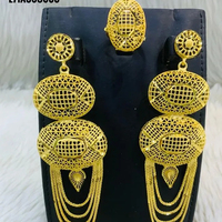 Anting-anting bunga berlapis emas desain baru untuk pernikahan dan pertunangan, perhiasan mode satu gram, beli online di India