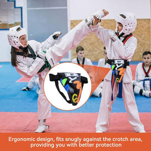 Equipo de protección para la ingle de fibra de carbono para niños para boxeo Kickboxing Muay Thai Sanda Taekwondo Training-QST International - Product Image 3