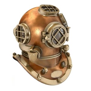 หมวกกันน็อคนักดำน้ำประดับตกแต่งทำจากทองเหลืองจำนวนจำนวนมากหมวกกันน็อคสำหรับงานประดิษฐ์โลหะสไตล์วินเทจหมวกกันน็อคสำหรับตกแต่งของขวัญ - Product Image 1