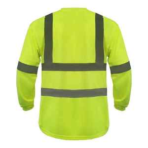 เสื้อเชิ้ตทำงานแขนยาวปี 2026 พร้อมโลโก้สั่งทำพิเศษสำหรับผู้ชาย สะท้อนแสงมองเห็นได้ชัดเจน ราคาประหยัด ผลิตจากผ้าฝ้าย SMS - Product Image 6