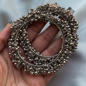 Joyería Vintage Afgana Kuchi al por Mayor, Conjuntos de Brazaletes Oxidados, Pulseras y Brazaletes Plateados Antiguos para Mujer - Product Image 3