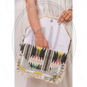 LW lujo mujer cuero genuino Banjara bolso de compras moda verano estilo India venta al por mayor oferta de gran oferta con descuento - Product Image 3