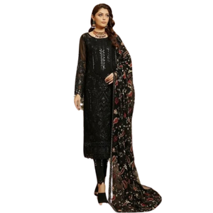 Ropa festiva de alta calidad, vestidos indios paquistaníes de diseñador, Salwar Kameez con bordado pesado, ropa de trabajo manual para adultos - Product Image 1