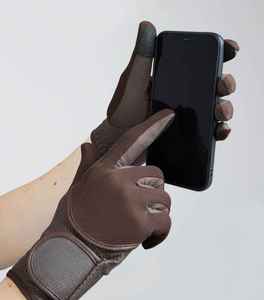 Gants d'équitation en cuir ultra respirants professionnels pour l'hiver, vente en gros d'équipements équestres, logo personnalisé sur les gants - Product Image 5