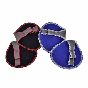 Support de poignet réglable antidérapant et respirant, protège-paume en nylon/polyester/rayonne, pour musculation, unisexe, fermeture auto-agrippante, bleu - Product Image 1