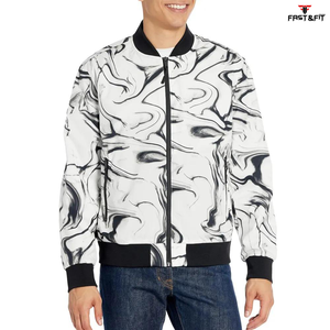 Nouveau style le plus populaire Best-seller Veste légère d'hiver élégante à fermeture éclair pour hommes Vestes pour hommes Blouson aviateur pour hommes - Product Image 2